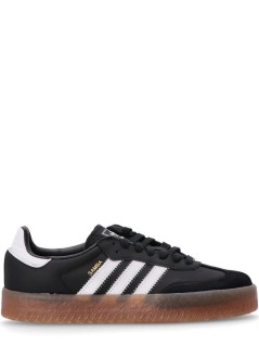 adidas originals sneaker mujer sambae w - ji1350 cblack ftwwht goldmt