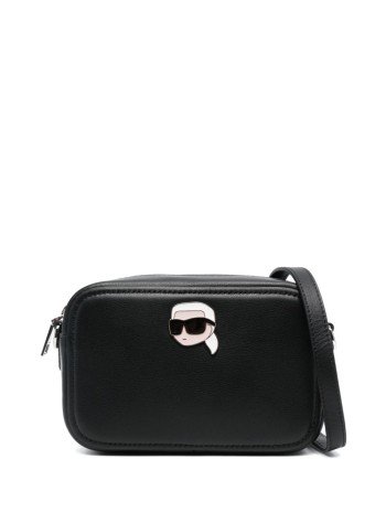 karl lagerfeld crossbody womank/ikonik 2.0 leather cmb pin - 240w3085 a999