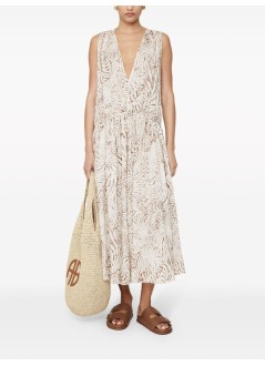 anine bing dress womanmia dress - a020492prt27 print