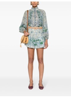 zimmermann short pant womanottie tuck short - 7453ass242 grpa