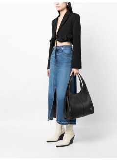 coach handbag mujer polished pebble leather lana shoulder bag - cm544 b4 bk