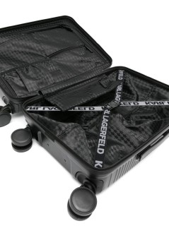 karl lagerfeld luggage womank/ikonik 2.0 trolley mix - 236w3196 a999