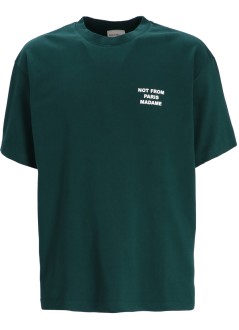 drôle de monsieur camiseta hombre le t-shirt slogan - permts203co002dgn dark green