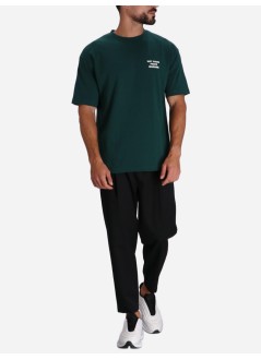 drôle de monsieur camiseta hombre le t-shirt slogan - permts203co002dgn dark green