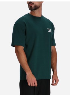 drôle de monsieur camiseta hombre le t-shirt slogan - permts203co002dgn dark green