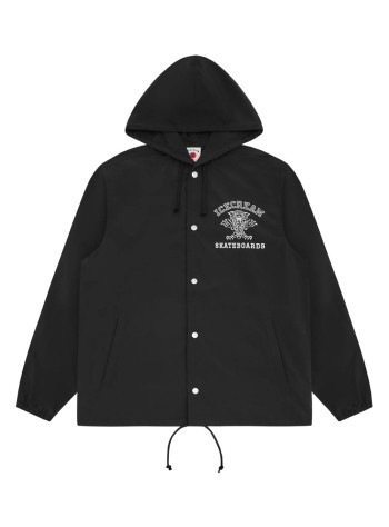 icecream outerwear mantiger hooded coach jacket - ic24204 black