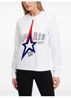 karl lagerfeld sudadera mujer paris sweatshirt - 245w1830 100