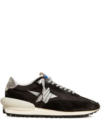golden goose sneaker manrunning marathon nylon upper suede toe annd spur printed st - gmf00684f005675 90179