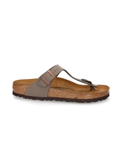 birkenstock planas mujer gizeh - 43391 stone