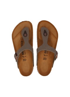 birkenstock planas mujer gizeh - 43391 stone