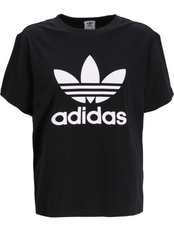 adidas originals top womantrefoil tee - ir9533 black