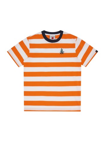 icecream t-shirt manstriped t-shirt - ic24238 orange stripe