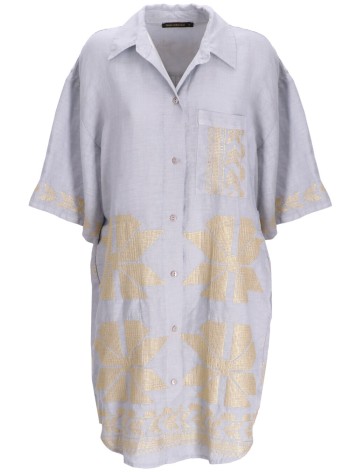 greek archaic kori dress womandress chemisier aeolis pocket - s24k230277 160