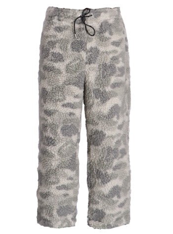 bape pantalon hombre tonal solid camo metal logo pin fleece pants m - 1j80152055 gra