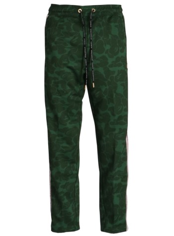 bape pantalon hombre tonal solid camo track pants m - 1j80152062 grn