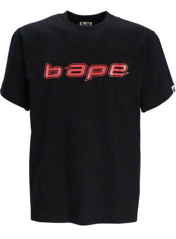 bape camiseta hombre bape silicon logo tee m - 1k30110036 blk