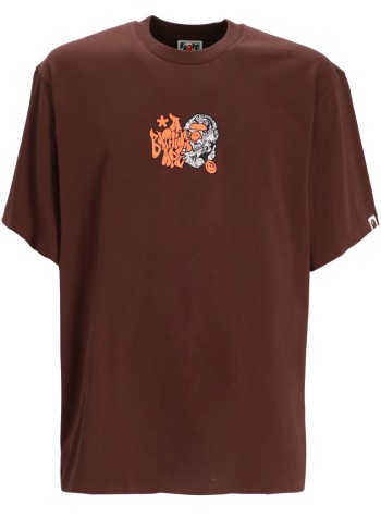 bape camiseta hombre graffiti ape head relaxed fit tee m - 1k30110346 brw