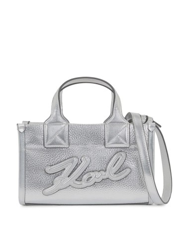 karl lagerfeld crossbody womank/skuare sm tote grainy - 245w3093 a290
