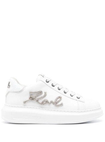 karl lagerfeld sneaker womankapri  signia rhinestone lo - kl62510g 01s