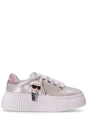 karl lagerfeld sneaker womankreeper lo karl nft pendant lace - kl42376n 1sv