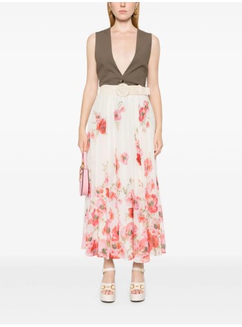 zimmermann skirt womanlightburst maxi skirt - 1134sss246 crerfl 2