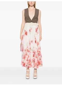 zimmermann falda mujer lightburst maxi skirt - 1134sss246 crerfl