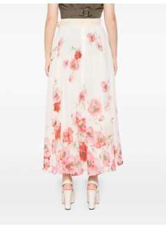 zimmermann falda mujer lightburst maxi skirt - 1134sss246 crerfl