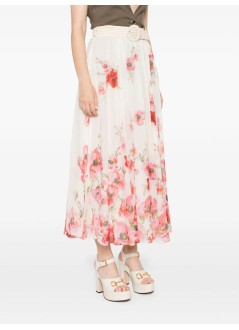 zimmermann falda mujer lightburst maxi skirt - 1134sss246 crerfl