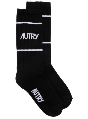 autry socks mansocks main unisex - lines - sopu40lk black
