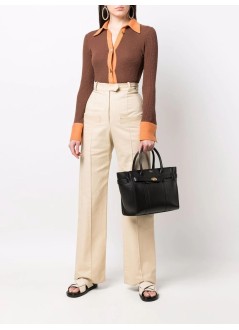 mulberry crossbody womansmall zipped bayswater sml classic grain - hh4406205 a100