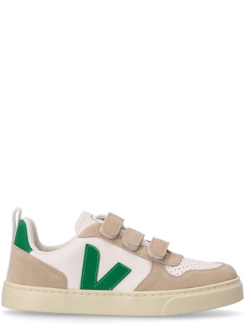 veja sneaker hombre small v-10 - cv0503800c extra white emeraude