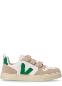 veja sneaker hombre small v-10 - cv0503800c extra white emeraude
