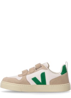 veja sneaker hombre small v-10 - cv0503800c extra white emeraude