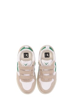 veja sneaker hombre small v-10 - cv0503800c extra white emeraude