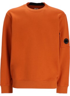 c.p.company sudadera hombre diagonal raised fleece crew neck lens sweatshirt - 17cmss023a005086w 438