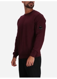 c.p.company sweater manlight fleece crew neck sweatshirt - 17cmss019a002246g 790