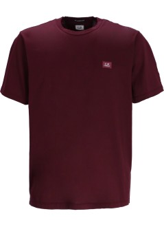 c.p.company camiseta hombre mercerized 70/2 jersey gasato logo patch t-shirt - 17cmts054a006374g 790