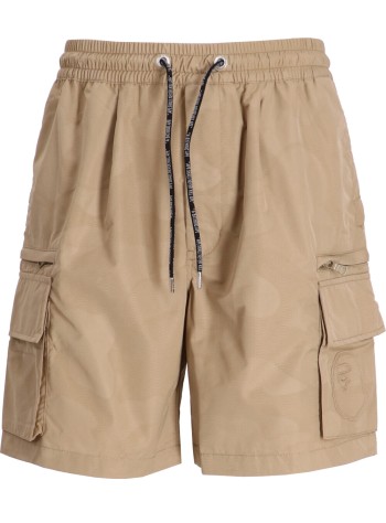 bape pantalon corto hombre ink camo cargo shorts m - 1k30153302 bei