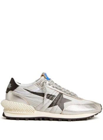 Running Marathon Nylon Upper Suede Toe Annd Spur Printed St