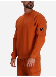 c.p.company sudadera hombre diagonal raised fleece crew neck lens sweatshirt - 17cmss023a005086w 438