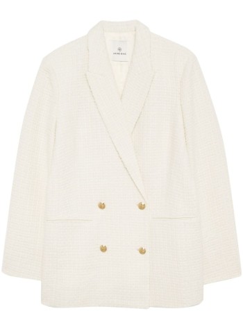 anine bing outerwear womanjasmine blazer - a0110365ivy26 ivory