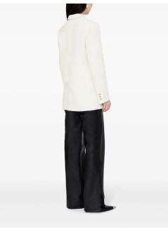 anine bing outerwear womanjasmine blazer - a0110365ivy26 ivory