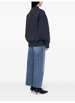 anine bing sweater womanjaylin tee bing - a0810292nya1 navy