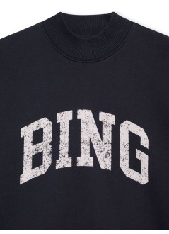 anine bing sweater womanjaylin tee bing - a0810292nya1 navy