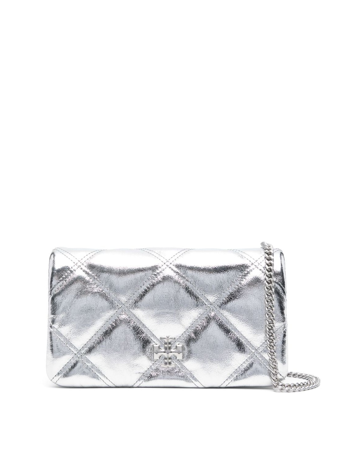tory burch crossbody womankira metallic diamond quilt chain
