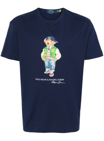 polo ralph lauren camiseta hombre sscnclsm1-short sleeve-t-shirt - 710854497039 f24 newport navy vrsy bear