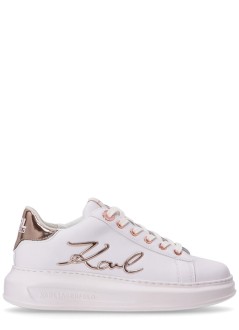 karl lagerfeld sneaker womankapri signia lace lthr - kl62510a 11p