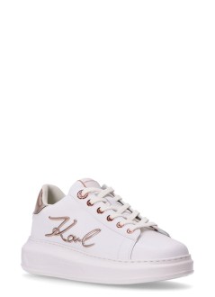 karl lagerfeld sneaker womankapri signia lace lthr - kl62510a 11p
