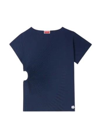 kenzo top womansun-ray pleats t-shirt - fe62to2139fo 79