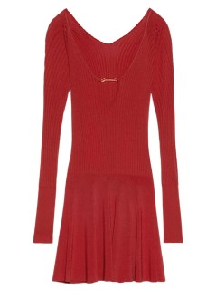 jacquemus vestido mujer la mini robe pralu - 24e241kn3562358 480